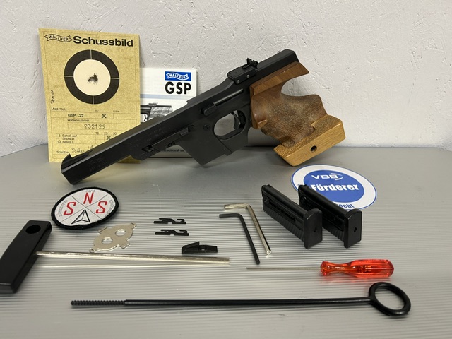 Walther GSP, neuwertig .22lr, Linksgriff