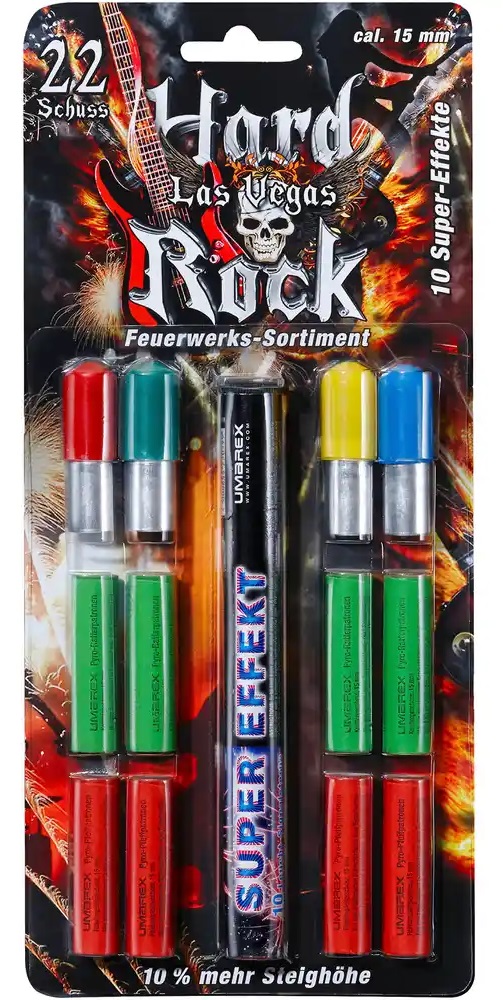Umarex Pyro Hard Rock Las Vegas 15 mm, 22 St.
