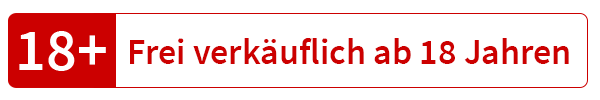 Frei verkäuflich ab 18 Jahren