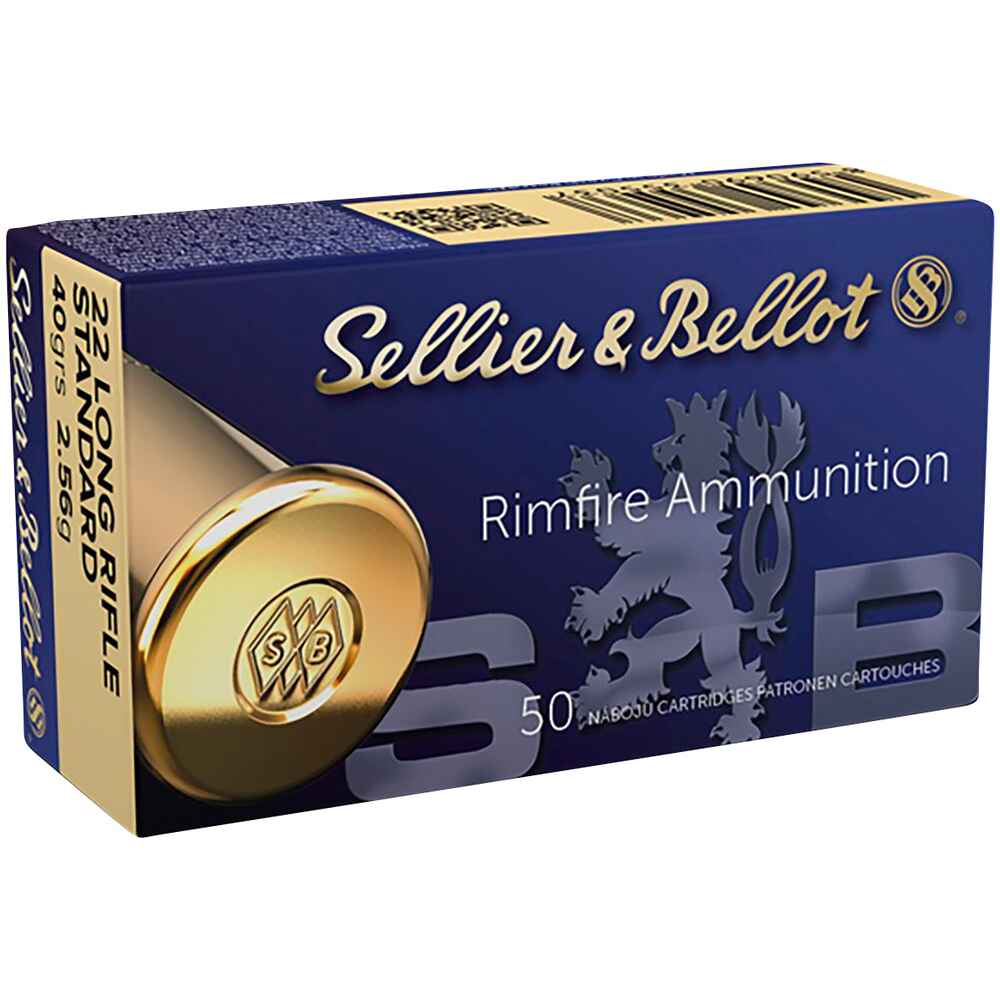 Sellier & Bellot S+B .22 l.r. Standard LRN 2,6g, 40grs., 50St