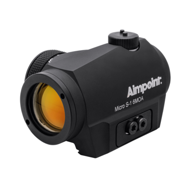 Aimpoint Micro S-1, 6 MOA Schwarz incl. Adapter