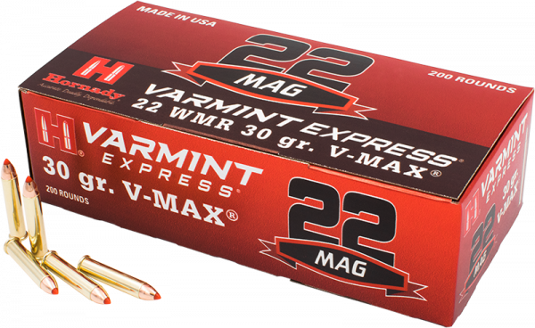 Hornady .22 WMR V-Max 1,9g/30grs. 50 St.