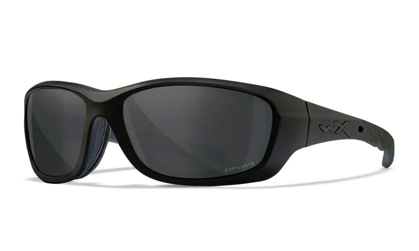Wiley X WX GRAVITY Captivate schwarz grau, polarisierend