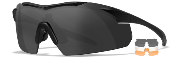 Wiley X WX Vapor 2.5 matt schwarz grau, klar, rost