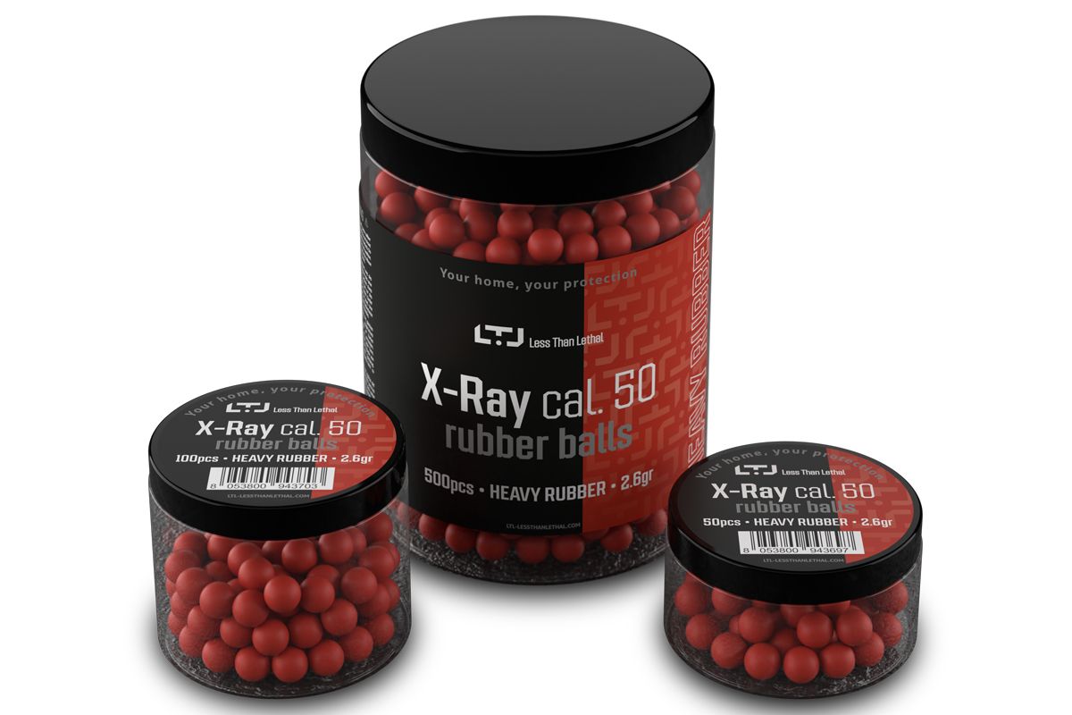 Andere X-Ray Heavy Rubber Balls 2,6g Kal. .50 Rot 50 Stück