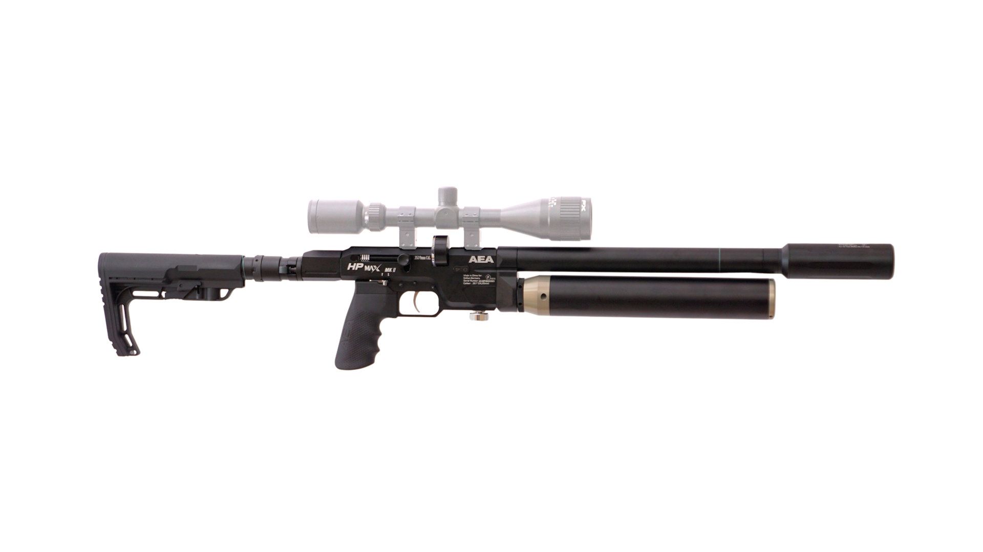 AEA Precision Airguns AEA Airgun HPMAX Mk2 mit Schalld., 7,5J, 9mm