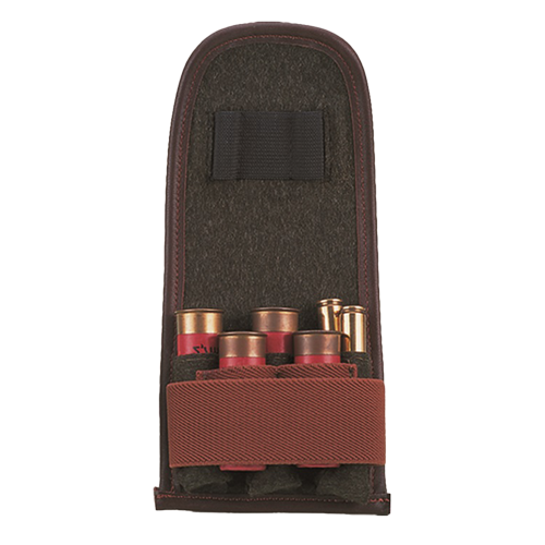 Fritzmann FRI Patr.Etui aus Loden 4Schrot/2Kugelpatronen